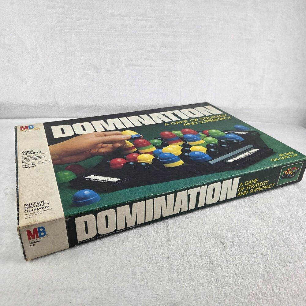 Vintage 1982 Domination Board Game Milton Bradley Complete Strategy Game - Picture 11 of 11